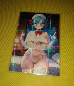 Bulma Anime ACG Waifu Custom Beauty Custom Holo Card - Image 1