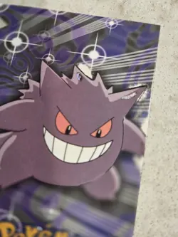 Gengar EV06 of 12 Topps Die Cut Blue Logo Pokemon Card - Image 2