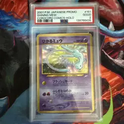 PSA 2 Good Shining Mew CoroCoro Comics Japanese Promo 151 2001 Pokemon Card - Image 1