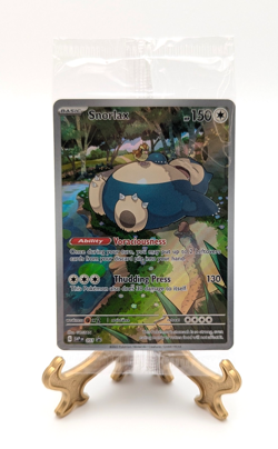 Sealed Pokemon TCG Snorlax O51 Scarlet & Violet Black Star Promo Card - Image 1
