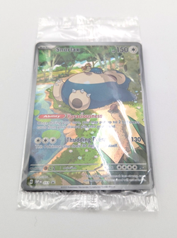 Sealed Pokemon TCG Snorlax O51 Scarlet & Violet Black Star Promo Card - Image 3