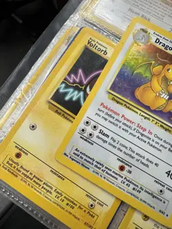 Pokemon TCG Dragonite Holo Rare Card 4/62 Fossil 1999 - Image 3