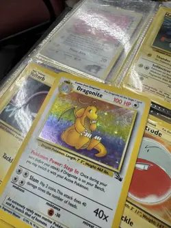 Pokemon TCG Dragonite Holo Rare Card 4/62 Fossil 1999 - Image 5