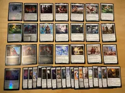Magic The Gathering Lot Of 41 Battle For Baldur’s Gate WHITE Cards - Image 1