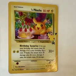 Pokemon ______'s Pikachu 24/53 Wotc Promo Holo 50HP Basic Pokemon Card - Image 1