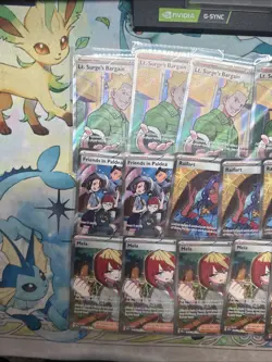 Pokemon 25 Card Full Art Trainer Lot Bulk Raifort Mela Friends In Paldea #4 - Image 2