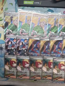 Pokemon 25 Card Full Art Trainer Lot Bulk Raifort Mela Friends In Paldea #4 - Image 3