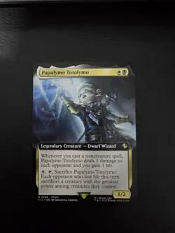 x1 Papalymo Totolymo - Extended Art R MTG Commander: Final Fantasy M/NM, English - Image 1