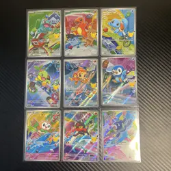 Pokemon 2026 First Partner Illustration Collection Series 1 Promos Set 9 Cards - Image 1