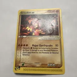 Pokemon Groudon EX Black Star Promo #2 Card TCG - Image 2