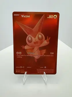Pokemon Card Victini 171/086 SV Black Bolt (BLK) Near Mint Condition - Image 1