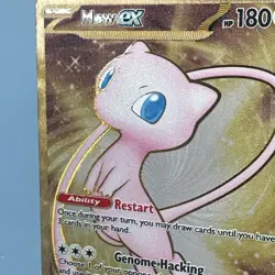 Mew ex - (151 Metal Card) 205/165 Sv: Scarlet & Violet 151 Regular upc promo - Image 4