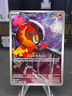 Charcadet 022 Pokemon TCG Black Star Promo Full Art Foil Card Holo - Image 1