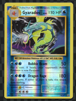 Gyarados 34/108 XY - Evolutions Reverse Holo Pokemon Card | LP - Image 1