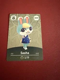 Animal Crossing Amiibo Card Sasha - Image 1