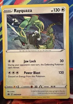 Rayquaza - (Pixel Cosmos Holo) SWSH029 Miscellaneous Cards & Products Holo NM - Image 1