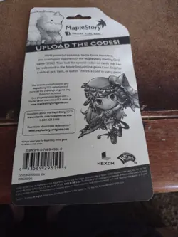 MapleStory Trading Card Game 9 Card Booster Pack Online Code Card Included NEW - Image 2