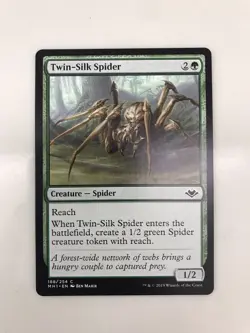 Twin-Silk Spider MTG Magic the Gathering Card NM Near Mint MH1 - Image 1