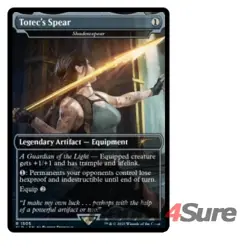 Totec's Spear (shadowspear) M/NM Magic: The Gathering MTG Secret Lair - Image 1