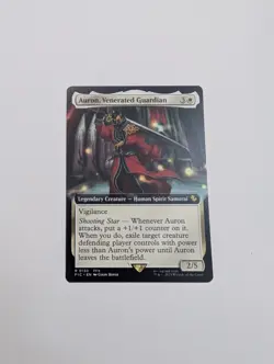 MTG - Auron, Venerated Guardian (Extended Art) - Final Fantasy NM/M Condition - Image 1