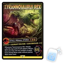 TYRANNOSAURUS REX (ETALI, PRIMAL STORM) (1389) Secret Lair Magic MTG MINT CARD - Image 1