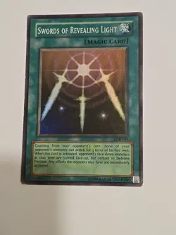 Swords Of Revealing Light - LOB-101 - Super Rare Yugioh - Image 1