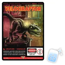 VELOCIRAPTOR (RAMPAGING FEROCIDON) Secret Lair Magic MTG MINT CARD - Image 1