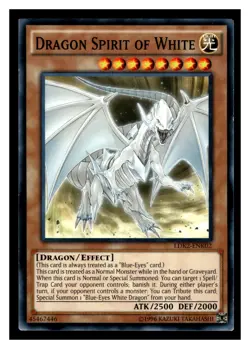 Yu-Gi-Oh! Legendary Decks II Dragon Spirit of White #LDK2-ENK02 - Image 1