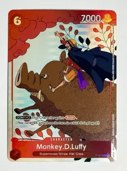 One Piece Monkey D. Luffy (Gift Collection 2023) P-001 English Promo Foil Card - Image 1