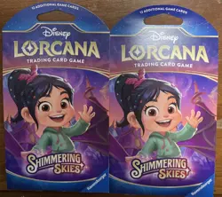 Disney Lorcana trading cards shimmering skies Game Packs lot 2 packs Brand new - Image 2