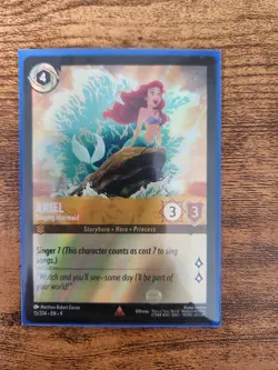 Ariel, Singing Mermaid 14 - Rainbow FOIL - Rare - Fabled - Disney Lorcana - NM - Image 1