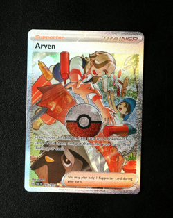 Pokemon Card - Arven 235/091 Paldean Fates - Special Illustration Rare - NM ⭐ - Image 1