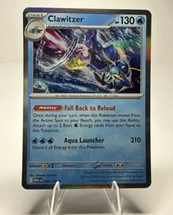 Clawitzer 38/132 Holo Rare Mega Evolution Pokemon Card NM - Image 1