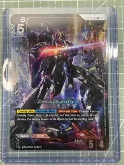 Zeta Gundam LR+ Alt Art GD02-069 Gundam TCG Card Foil Dual Impact English - Image 1