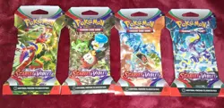 Two ART SETS Scarlet & Violet Base Set Sleeved Booster Packs Pokemon Cards - Image 3