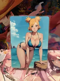 Non-Holo Sexy Waifus Goddess Story ACG Anime Manga Waifu Thick Double Sided Card - Image 1