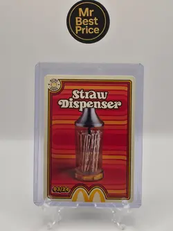 Mcdonalds 2026 Cards 03/24 Retro Unredeemed Straw Dispenser TCG - Image 1