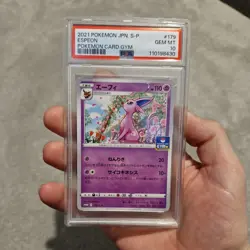 2021 POKEMON JAPANESE S-P POKEMON CARD GYM 179/S-P ESPEON PSA 10 - Image 1