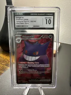Pokemon TCG Gengar EX Temporal Forces 193/162 Full Art Ultra Rare Card - Image 1