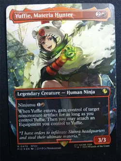 Yuffie Materia Hunter Chocobo Track Foil - FIC - Mtg Card #3EM - Image 1