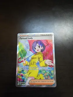 Pokemon TCG Parasol Lady Paradox Rift Holo Ultra Rare Card 238/182 NM Condition - Image 1