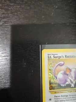 Lt. Surge's Rattata 015/034 Trading Card Game Classic Holo - Image 5