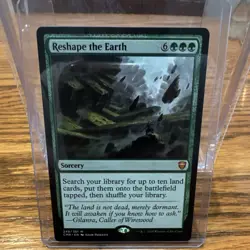 Magic: The Gathering Reshape the Earth Sorcery Commander Legends Mythic 249 - Image 1
