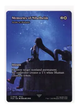 Memories of Nibelheim - Stroke of Midnight U 0026 Regular - Final Fantasy MTG NM - Image 1