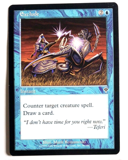 Exclude 56/350 Invasion MTG Magic the Gathering LIGHTLY PLAYED LP - Image 1