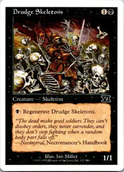 Drudge Skeletons Magic The Gathering Classic Sixth Edition Lightly played - Image 1