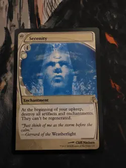 MTG - Serenity - Future Sight Frame - Mystery Booster 2 - Magic the Gathering - Image 1