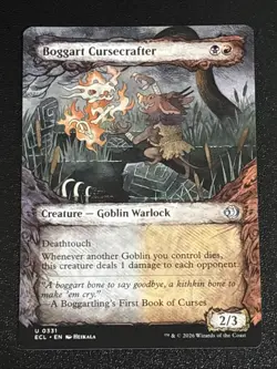 MTG Lorwyn Eclipsed Boggart Cursecrafter Showcase 0331 NM - Image 1