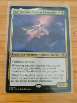 MTG Syr Vondam, Sunstar Exemplar 0231 Edge Of Eternities M/NM Free UK P&P - Image 1