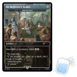 SIR BEDIVERE'S SCALES (ASHNOD'S ALTAR) Secret Lair Magic MTG MINT CARD - Image 1